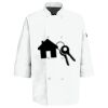 Eight Pearl Button Chef Coat with Thermometer Pocket Thumbnail