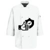 Eight Pearl Button Chef Coat with Thermometer Pocket Thumbnail