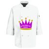 Eight Pearl Button Chef Coat with Thermometer Pocket Thumbnail