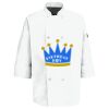 Eight Pearl Button Chef Coat with Thermometer Pocket Thumbnail