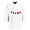 Eight Pearl Button Chef Coat with Thermometer Pocket Thumbnail