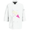 Eight Pearl Button Chef Coat with Thermometer Pocket Thumbnail