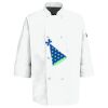 Eight Pearl Button Chef Coat with Thermometer Pocket Thumbnail