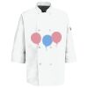 Eight Pearl Button Chef Coat with Thermometer Pocket Thumbnail
