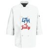 Eight Pearl Button Chef Coat with Thermometer Pocket Thumbnail