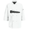 Eight Pearl Button Chef Coat with Thermometer Pocket Thumbnail
