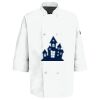 Eight Pearl Button Chef Coat with Thermometer Pocket Thumbnail