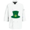 Eight Pearl Button Chef Coat with Thermometer Pocket Thumbnail