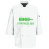 Eight Pearl Button Chef Coat with Thermometer Pocket Thumbnail
