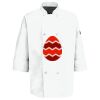 Eight Pearl Button Chef Coat with Thermometer Pocket Thumbnail