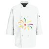 Eight Pearl Button Chef Coat with Thermometer Pocket Thumbnail