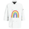 Eight Pearl Button Chef Coat with Thermometer Pocket Thumbnail
