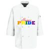 Eight Pearl Button Chef Coat with Thermometer Pocket Thumbnail