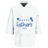 Eight Pearl Button Chef Coat with Thermometer Pocket Thumbnail