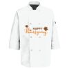Eight Pearl Button Chef Coat with Thermometer Pocket Thumbnail