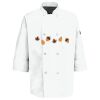 Eight Pearl Button Chef Coat with Thermometer Pocket Thumbnail