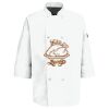 Eight Pearl Button Chef Coat with Thermometer Pocket Thumbnail