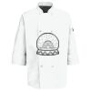 Eight Pearl Button Chef Coat with Thermometer Pocket Thumbnail