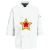 Eight Pearl Button Chef Coat with Thermometer Pocket Thumbnail