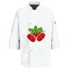 Eight Pearl Button Chef Coat with Thermometer Pocket Thumbnail