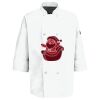 Eight Pearl Button Chef Coat with Thermometer Pocket Thumbnail