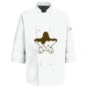 Eight Pearl Button Chef Coat with Thermometer Pocket Thumbnail