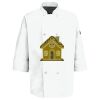 Eight Pearl Button Chef Coat with Thermometer Pocket Thumbnail