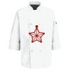 Eight Pearl Button Chef Coat with Thermometer Pocket Thumbnail