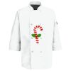 Eight Pearl Button Chef Coat with Thermometer Pocket Thumbnail