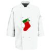 Eight Pearl Button Chef Coat with Thermometer Pocket Thumbnail
