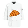 Eight Pearl Button Chef Coat with Thermometer Pocket Thumbnail