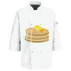 Eight Pearl Button Chef Coat with Thermometer Pocket Thumbnail