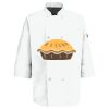 Eight Pearl Button Chef Coat with Thermometer Pocket Thumbnail