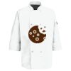 Eight Pearl Button Chef Coat with Thermometer Pocket Thumbnail