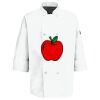 Eight Pearl Button Chef Coat with Thermometer Pocket Thumbnail