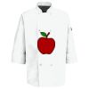 Eight Pearl Button Chef Coat with Thermometer Pocket Thumbnail