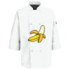 Eight Pearl Button Chef Coat with Thermometer Pocket Thumbnail