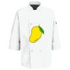 Eight Pearl Button Chef Coat with Thermometer Pocket Thumbnail