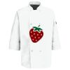 Eight Pearl Button Chef Coat with Thermometer Pocket Thumbnail