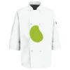Eight Pearl Button Chef Coat with Thermometer Pocket Thumbnail