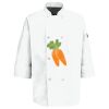Eight Pearl Button Chef Coat with Thermometer Pocket Thumbnail