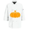 Eight Pearl Button Chef Coat with Thermometer Pocket Thumbnail