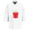 Eight Pearl Button Chef Coat with Thermometer Pocket Thumbnail