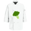 Eight Pearl Button Chef Coat with Thermometer Pocket Thumbnail