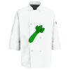 Eight Pearl Button Chef Coat with Thermometer Pocket Thumbnail