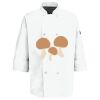 Eight Pearl Button Chef Coat with Thermometer Pocket Thumbnail