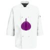 Eight Pearl Button Chef Coat with Thermometer Pocket Thumbnail