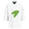 Eight Pearl Button Chef Coat with Thermometer Pocket Thumbnail