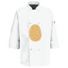 Eight Pearl Button Chef Coat with Thermometer Pocket Thumbnail