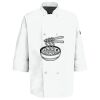 Eight Pearl Button Chef Coat with Thermometer Pocket Thumbnail